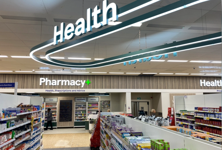 Tesco nuovo concept pilota servizi sanitari