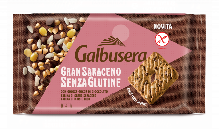 Galbusera amplia la gamma senza glutine con il nuovo frollino GranSaraceno