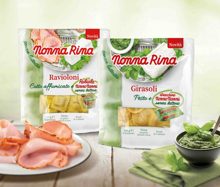 Nonna Rina amplia la pasta fresca: debutta la linea ripiena senza lattosio con formaggi Nonno Nanni