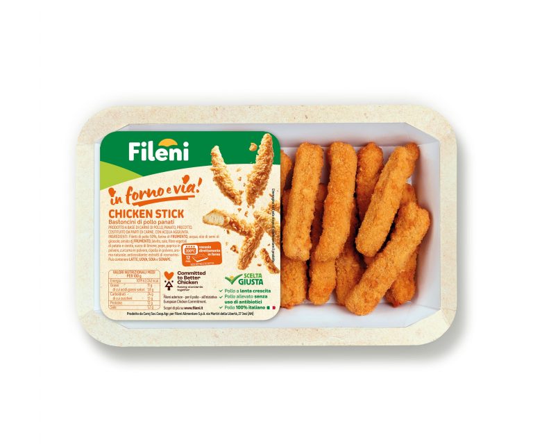Fileni punta sulla praticità e lancia la nuova linea di snack panati “in forno e via!”