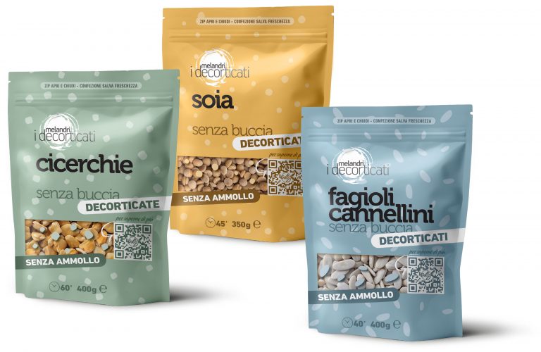 Melandri Gaudenzio lancia i legumi decorticati: soia, cannellini e cicerchie