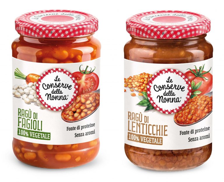Le Conserve della Nonna amplia la gamma con i nuovi Ragù Vegetali a base di legumi