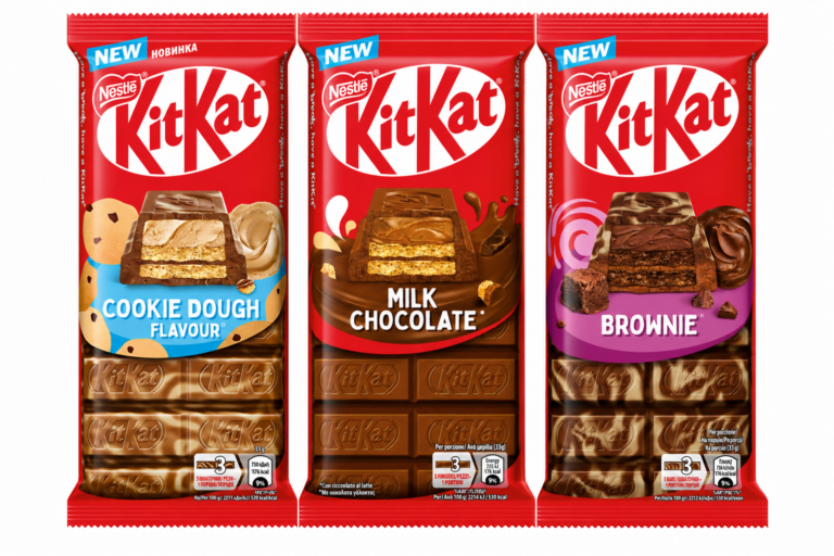 Nestlé rinnova l’offerta KitKat con tre nuove tavolette da 99 grammi